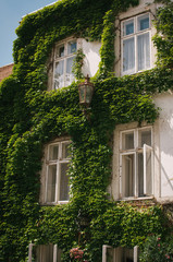 First stop on a roadtrip to Croatia, Mikulov, southern mood of the city in hot weather