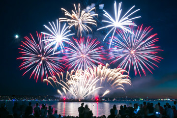 Fireworks in Vancouver, Canada