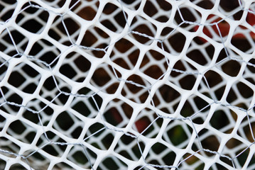 Abstract black and white Mesh or cell texture.