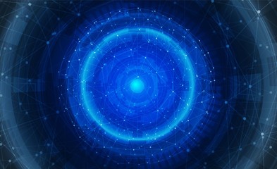 Obraz premium Abstract Light out technology background Hitech communication concept innovation background