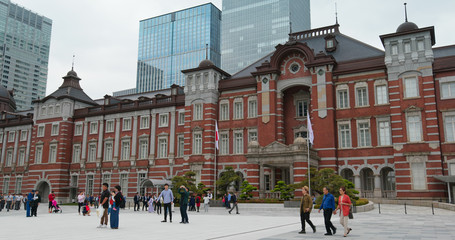 Obraz premium Tokyo station building