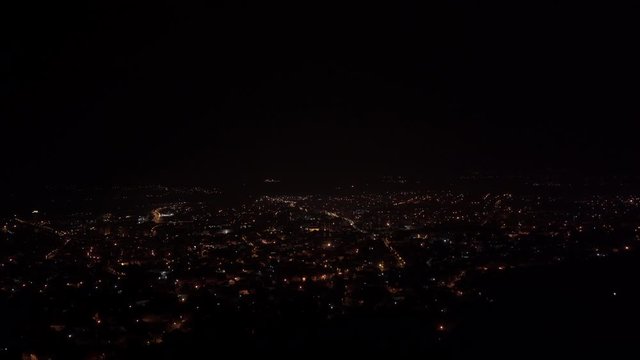City panorama of at night