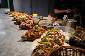food at the market