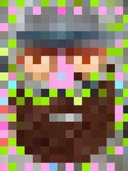 abstract mosaic background with colourful squares