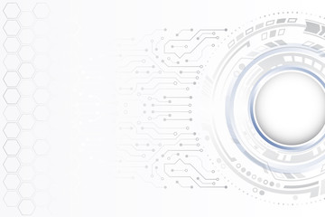 Obraz premium Abstract global technology concept. Digital internet communication. Connection structure. Hi-tech vector illustration eps 10