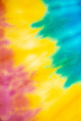 Tie Dye abstract texture and background , reggae style .