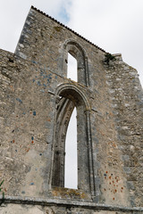 Fototapeta na wymiar The ruin of the old abbey in the Island of Re