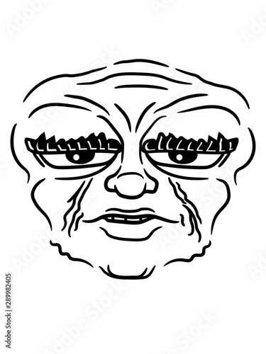 Dicker hässlicher mann