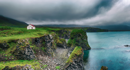 Lonely icelandic house