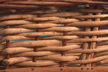 basket, straw and wood weft texture for backgrounds