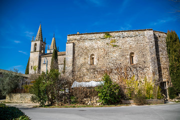 Fototapeta na wymiar Goudargues, Gard, Occitanie, FRance.