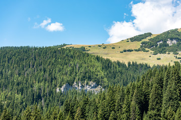 View from Bucegi mountains, Romania, Bucegi National Park