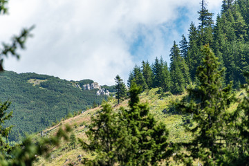 View from Bucegi mountains, Romania, Bucegi National Park