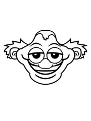 clown große augen lustig gesicht grinsen komisch kopf rote nase mund comic cartoon design clipart grinsen lachen