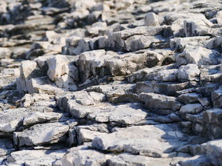 Hintergrund: Steine einer Felswand