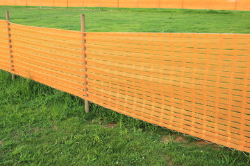 fence and grass