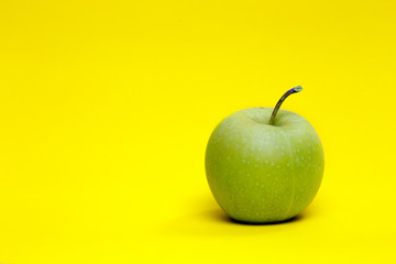 appetizing juicy green apple