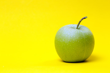 appetizing juicy green apple
