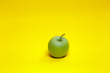appetizing juicy green apple