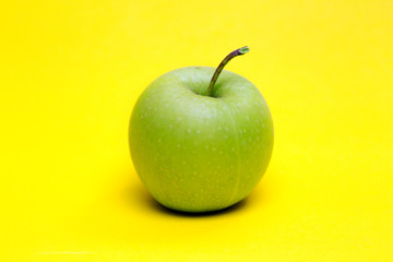 appetizing juicy green apple