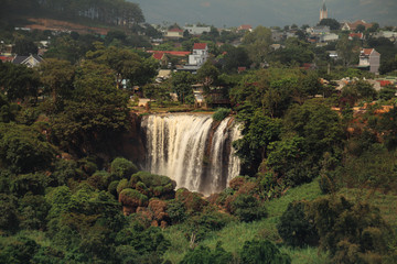 Elephant Waterfall in the Central Highlands of Vietnam (Da lat)
