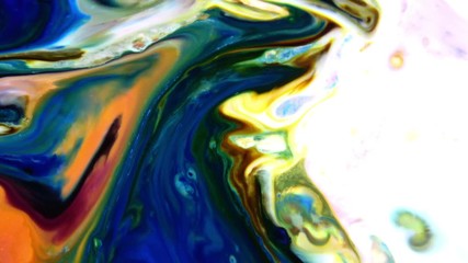 Nice Ink Abstract Psychedelic Paint Liquid Motion Background Texture Video.