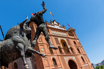 Plaza de Toros de Las Ventas. Bullring in Madrid, Las Ventas, situated at Plaza de torros. It is...