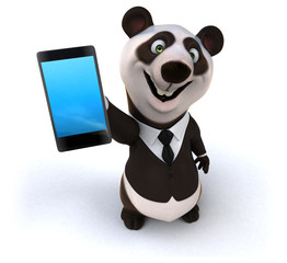 Fun Panda - 3D Illustration © Julien Tromeur