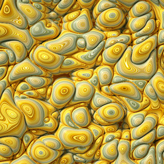 Colorful volumetric abstract background with texture. 3d illustration, 3d rendering.