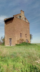 Fototapeta premium old abandoned hop dryer