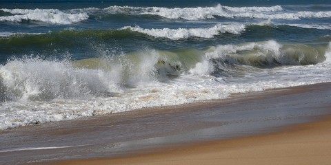 vagues océaniques en Gironde