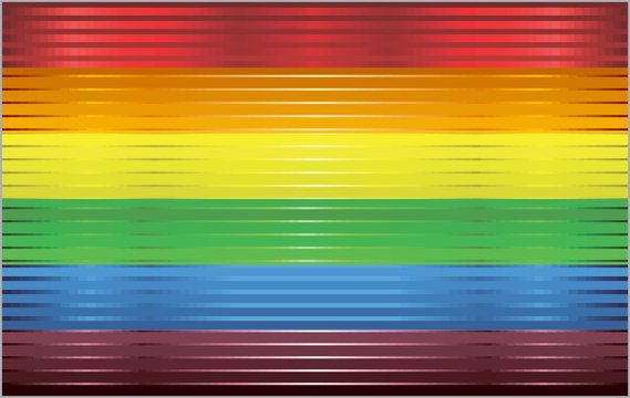 Shiny Grunge Gay pride flag - Illustration,   Rainbow flag