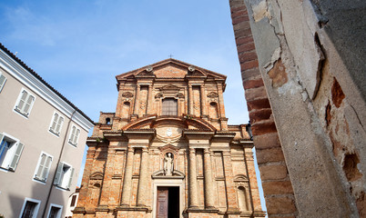 La Morra, Piedmont, Italy. Church of San Martino
