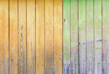 Vintage wood colors. Old wooden wall with a ragged colors