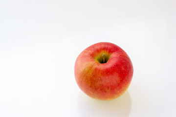 ひとつのりんご（白背景）