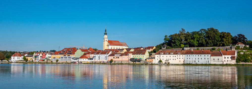 Panorama von Sch&auml;rding in Ober&ouml;sterreich