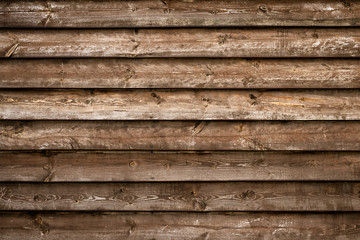 Obraz premium Abstract background. Empty space. Natural pattern. Art design. Grunge wall. Dark old brown wood texture. Shabby rustic fence. Wooden boards of tree. Vintage paper.