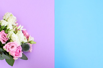 Bouquet of different flowers.