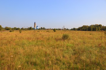 Church on the horizon