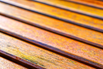 Wooden slats. Natural wood lath line arrange pattern texture bac