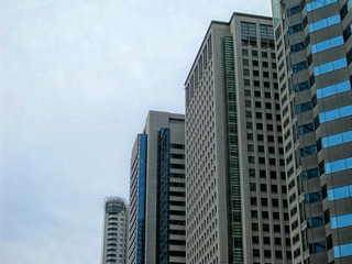Buildings around the Shinagawa Station