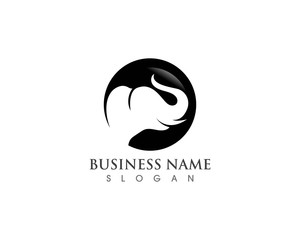 Elephant Logo Template Vector Illustration design