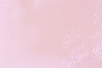 Abstract pink pattern in oil