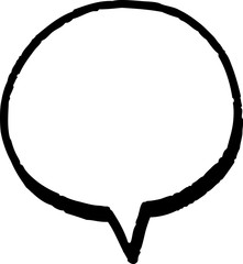 立体的なフキダシ素材