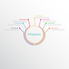 Vector infographic templates used for detailed reports. All 7 topics.
