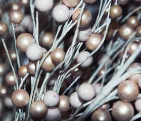 Background with pearls decorations