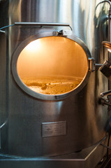 Fototapeta na wymiar The Process of Brewing Beer