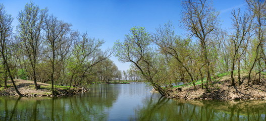 Lake in the reserve Askania-Nova in Ukraine