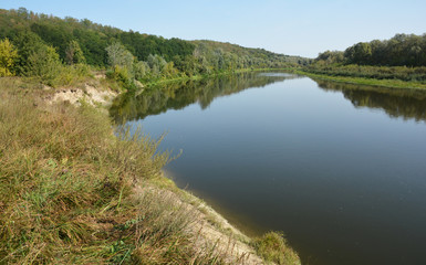 Desna river is a left tributary of the Dnieper river in northern Ukraine.