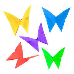 origami model isolated on white background